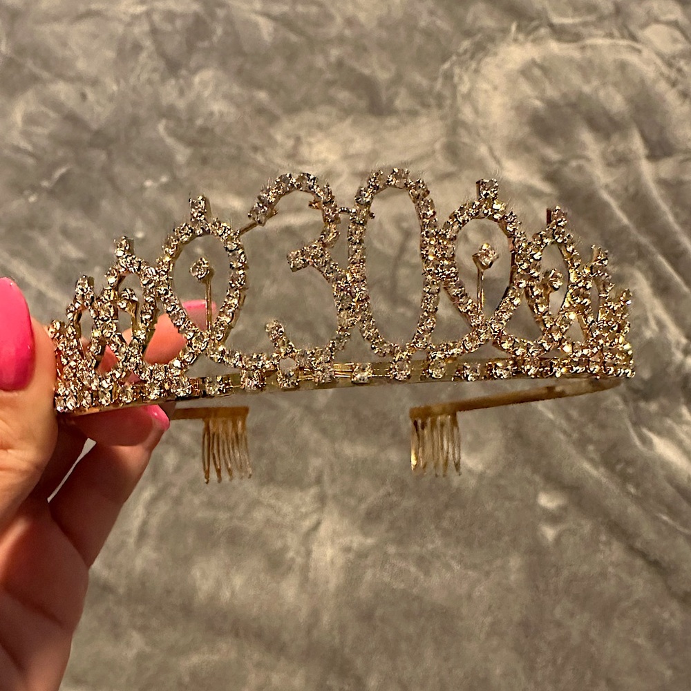 30th birthday crown